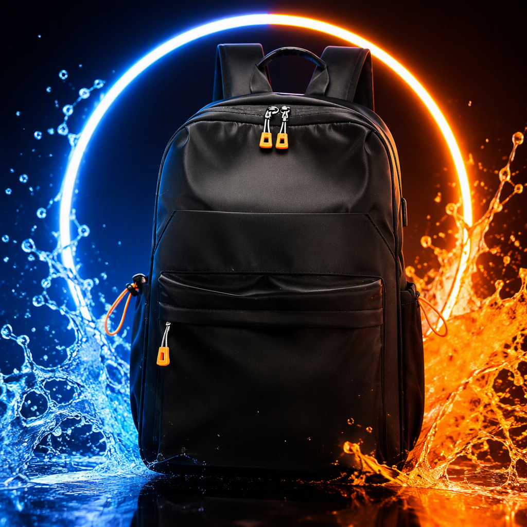 حقيبة ملابس ذات أكتف سوداء ذات حقائب ترفيهية كبيرة Specification image