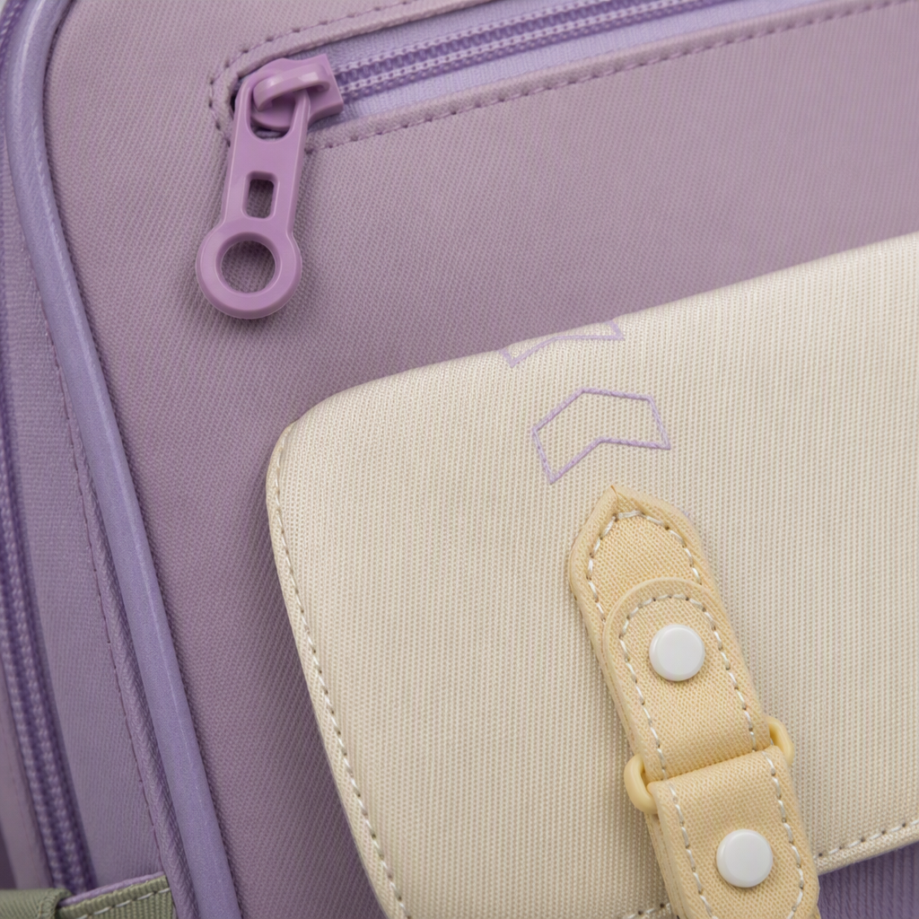 Moda versátil lila mochila de hombro de gran capacidad casual estudiante bolsa de escuela tendencia portátil para las mujeres Application Scenario
