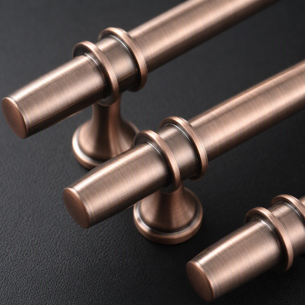 Modern and simple stainless steel handles for kitchen, bedroom, door and window hardware accessories, durable and fashionable decorative handles Application Scenario