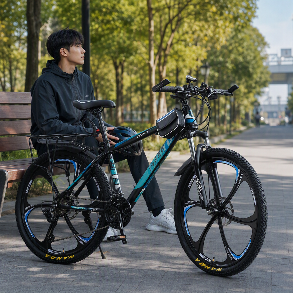 Mountain bike riding equipment is durable, shockproof, multi-functional and suitable for both men and women details Picture