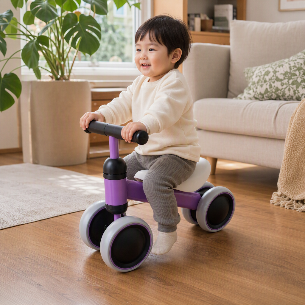 Niños triciclo bebé buggy asiento ajustable seguro sólido adecuado para niños al aire libre juego juguetes para niños Item Picture