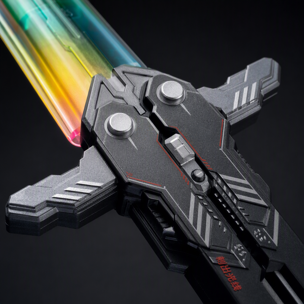 Colorful luminous butterfly sword children's toy, handheld flashing dance performance prop, luminous and colorful gift Application Scenario