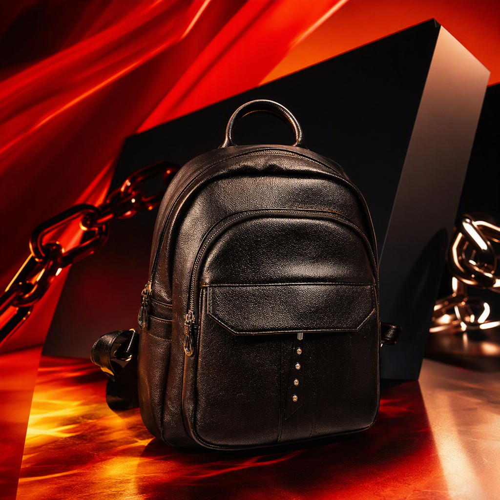 حقائب سفر ذات جلود أسود، ذات حقائب ترفيهية كبيرة، Specification image