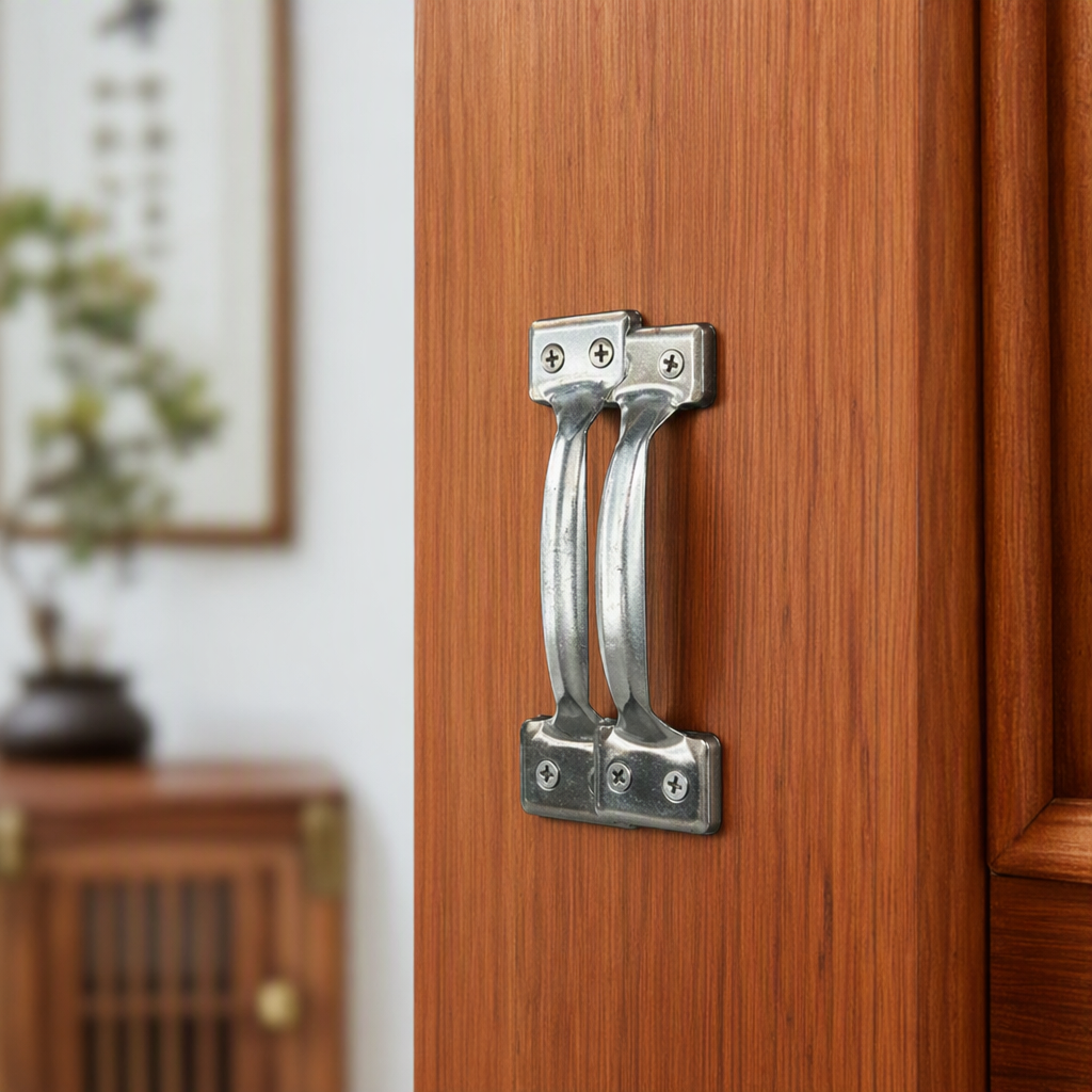 High-end stainless steel handles, modern and simple kitchen and bedroom door and window hardware accessories, durable decorative handles details Picture