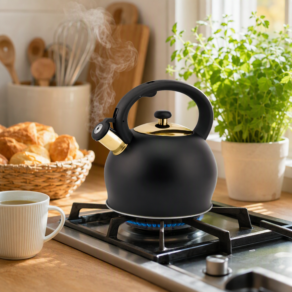 HR781-1HausRoland3L acero inoxidable tinte sonido hervidor de agua caliente hervidor de gran capacidad hervidor de inducción de gas hervidor de cocina de uso general home kitchen kettle