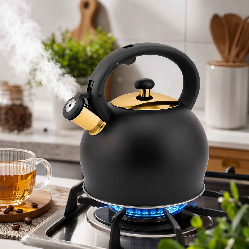 Hr781-1haus Roland3L stainless steel sounding kettle, large-capacity boiling kettle, gas induction cooker, universal household kitchen boiling kettle Application Scenario