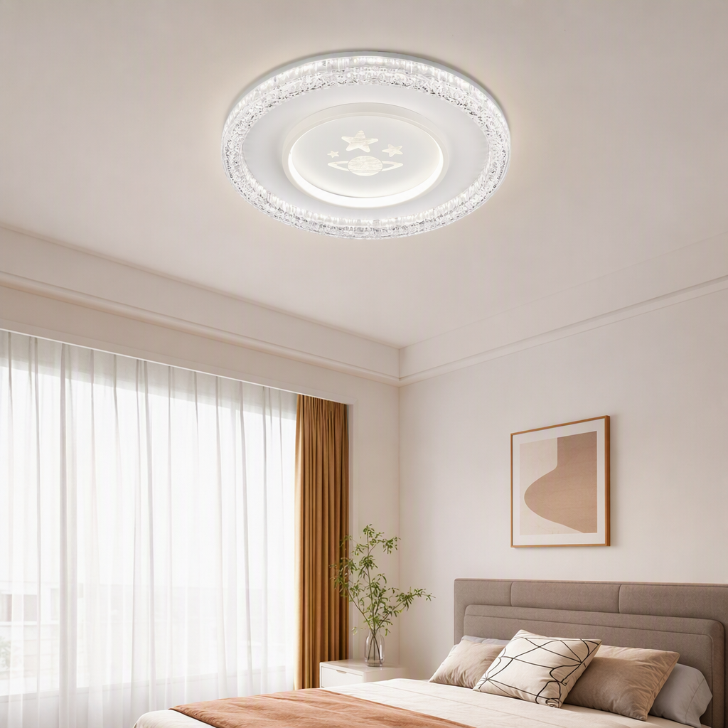Lámpara de techo moderna y minimalista sala de estar dormitorio iluminación iluminación lámpara LED ahorro de energía cálido y brillante details Picture