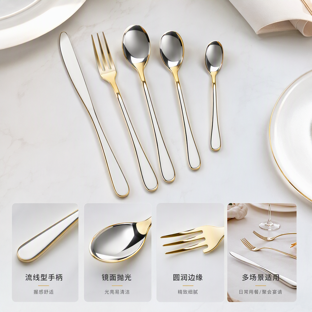 Ceramic tableware set, household tableware bowls, plates, saucers, tableware combination, kitchen table supplies multi-piece set Specification image