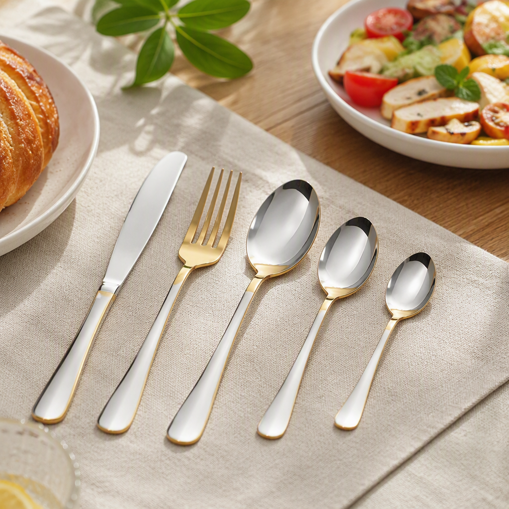 Ceramic tableware set, household tableware bowls, plates, saucers, tableware combination, kitchen table supplies multi-piece set Application Scenario