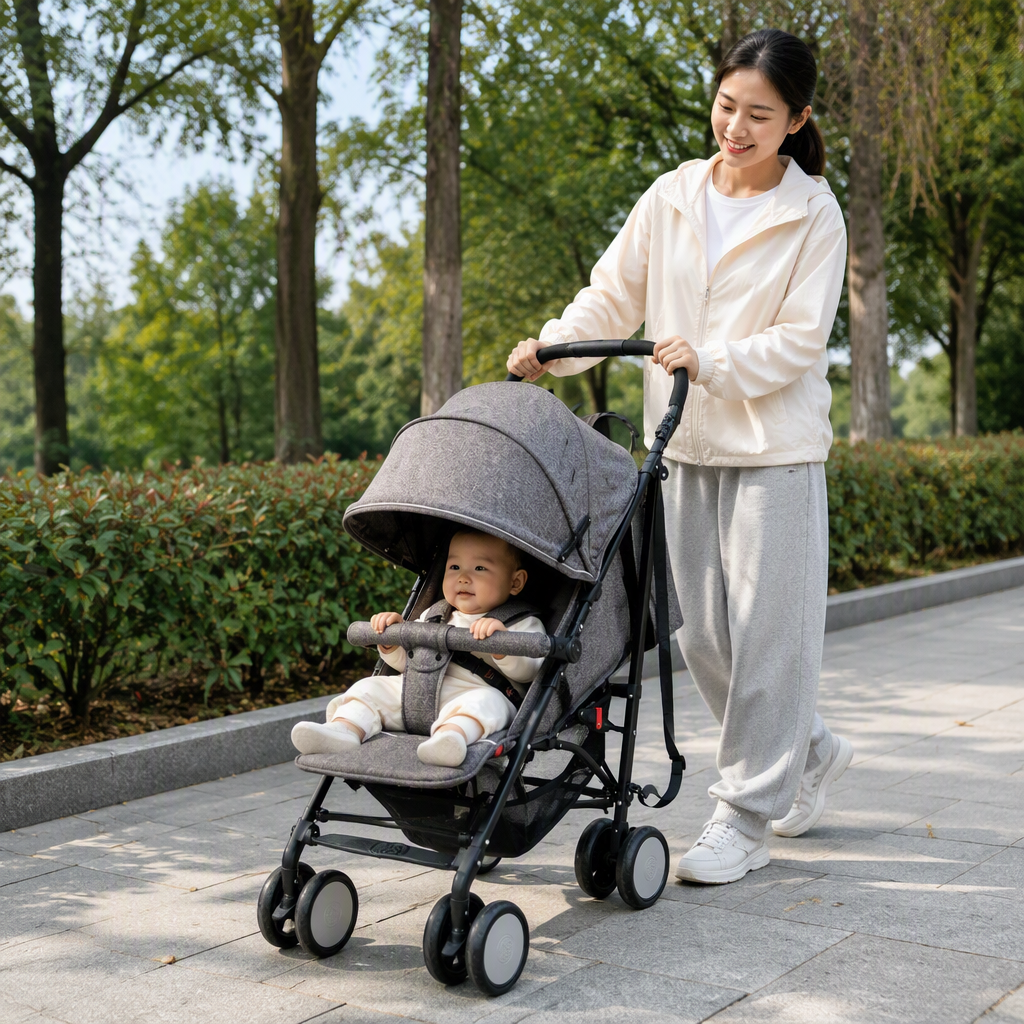 Multi-functional baby stroller, lightweight and foldable, baby stroller, children's seat, infant stroller products