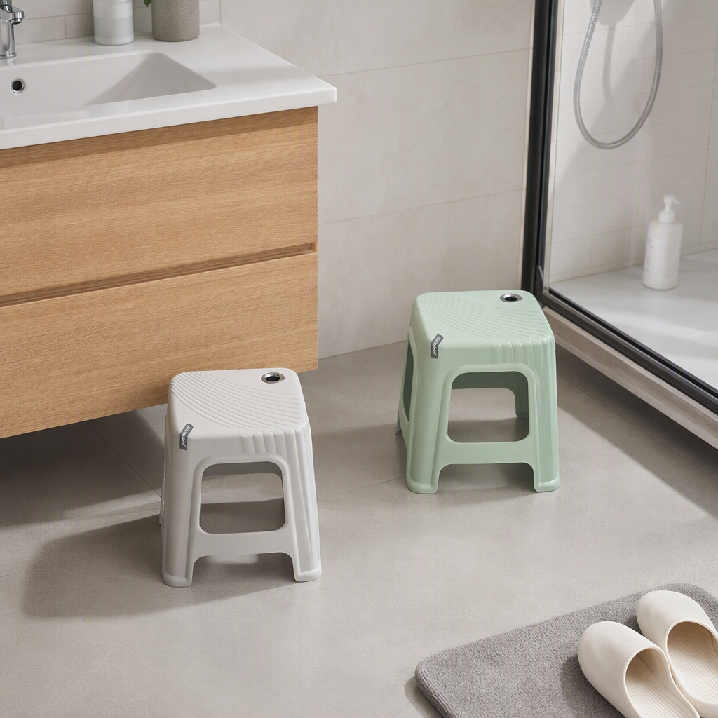 【CL】 26Q3#993#J Multi-functional storage and storage stool, home seat, simple and sturdy fabric frame, hamburger shaped home product details Picture