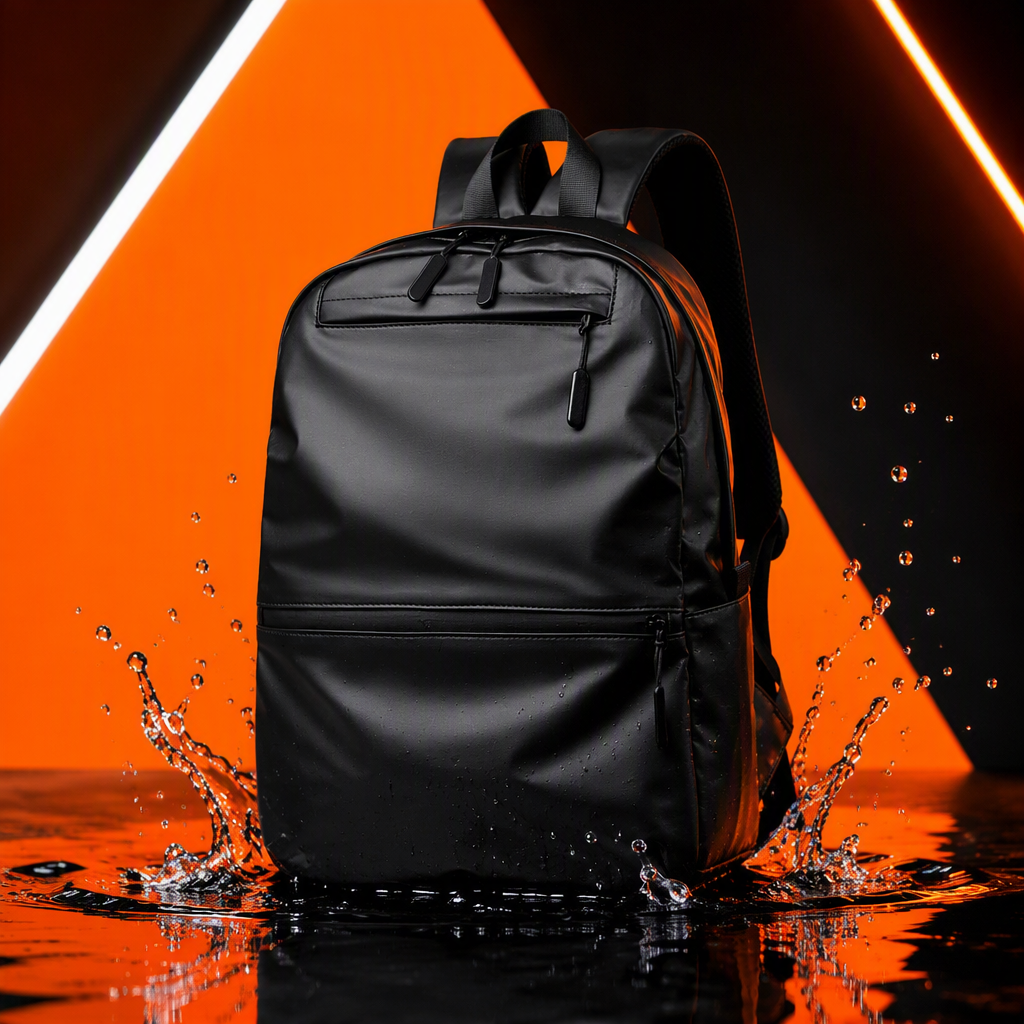 Multifuncional moda casual mochila hombre tendencia versátil gran capacidad estudiante bolsa de deporte estilo negro Specification image