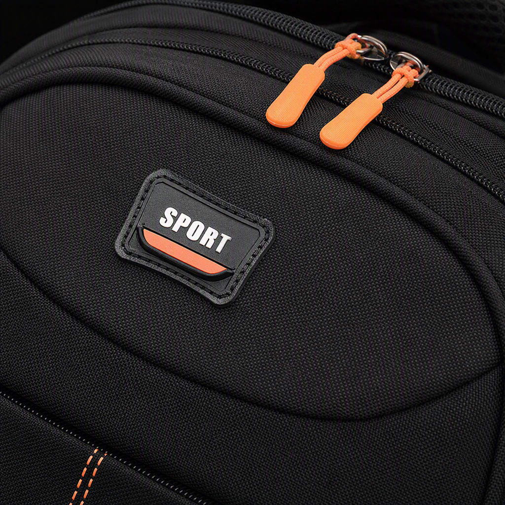 Multi-functional and wear-resistant black backpack for travel, mountaineering, sports and leisure students, men's and women's styles Application Scenario