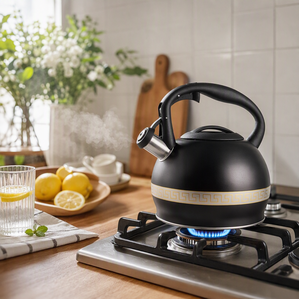 HR730-9HausRoland3L acero inoxidable zumbido kettle caldera de alta capacidad caldera de inducción de gas hervidor de cocina de uso general home kitchen kettle