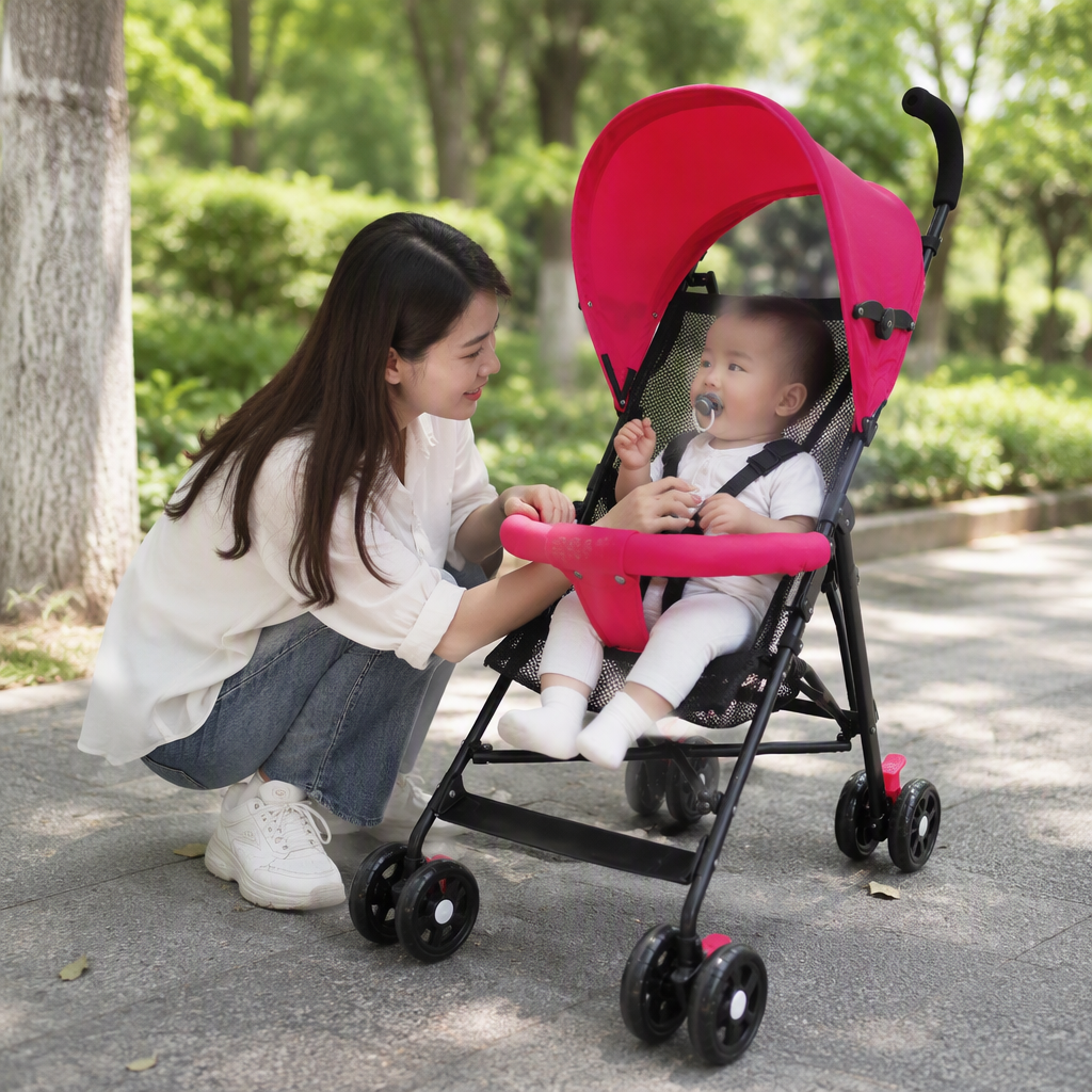 Multi-functional baby stroller, lightweight folding children's stroller, adjustable baby seat, newborn baby bed carrier supplies Item Picture