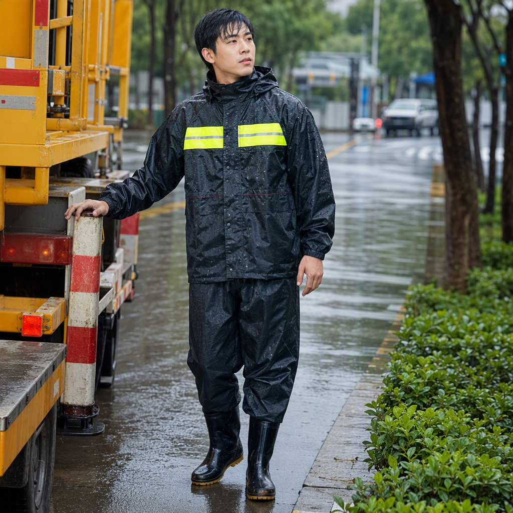 便携分体雨衣防风遮阳雨披户外旅游防雨防尘多场景适用细节图