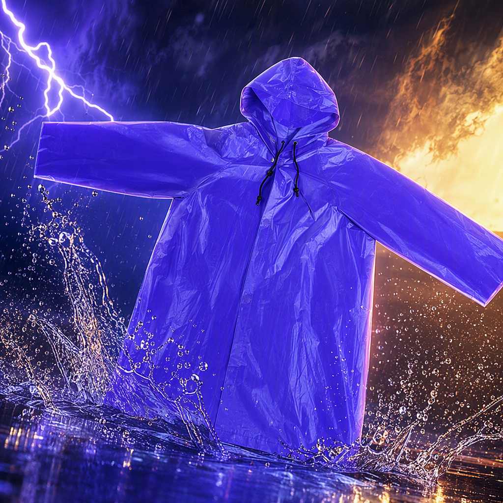 多功能连体雨衣防风遮阳防雨工具户外便携雨披雨衣男女通用白底实物图