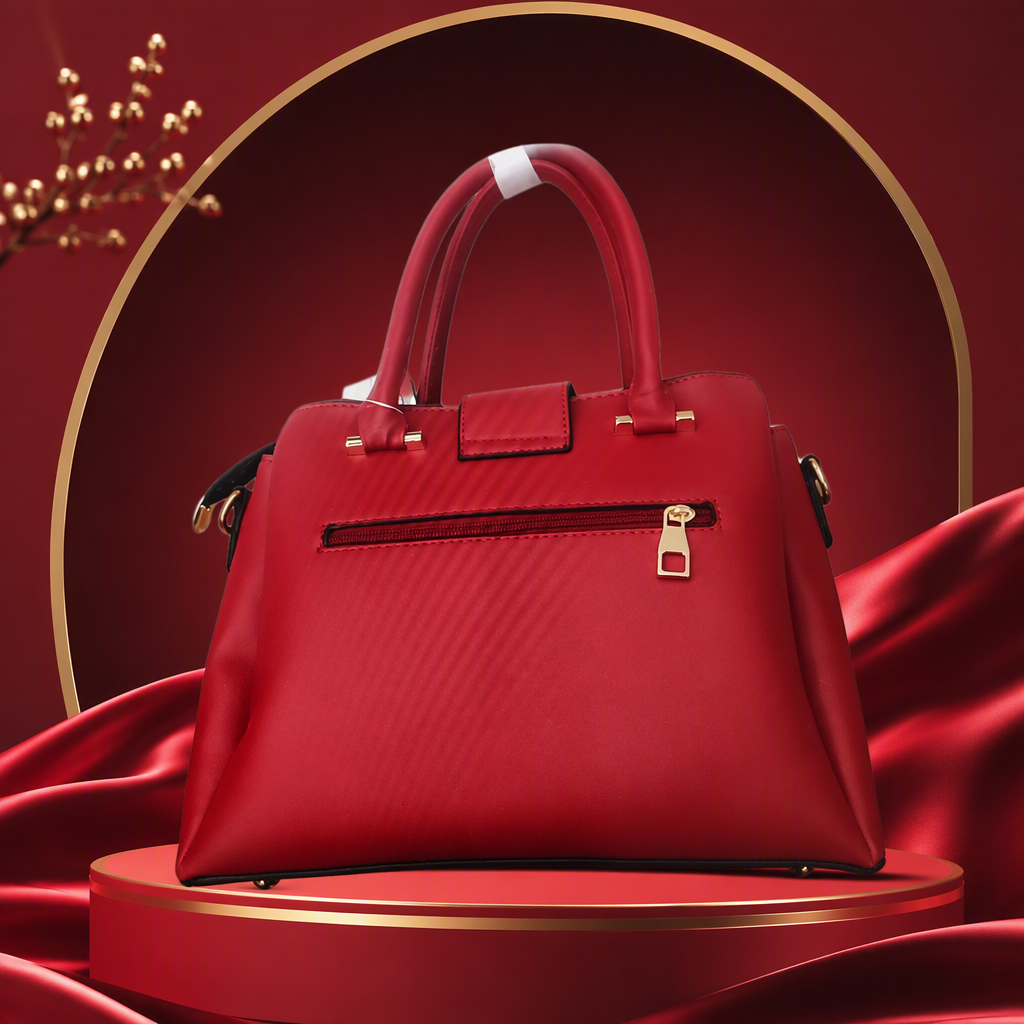 Moda bolso rojo versátil bolso de mujer bolso casual de gran capacidad tendencia bolso de hombro único bolso de mujer Specification image