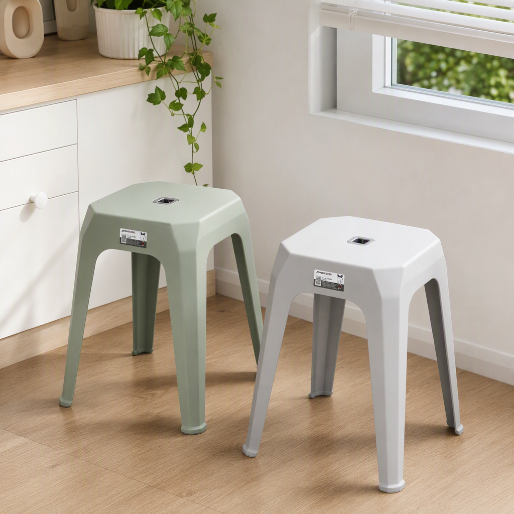 【CL】 26Q3#949 Multi-functional storage and storage stool, home supplies, home decoration, hamburger shape, sturdy and durable, convenient sitting stool details Picture