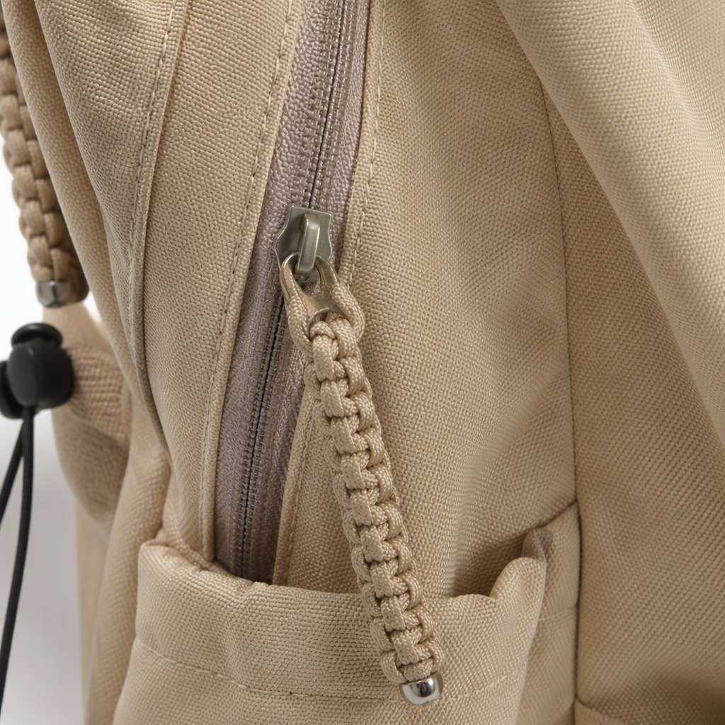 Moda casual beige mochila estudiante portátil viaje multifuncional bolsa versátil bolsa de mujer estilo de tendencia Application Scenario