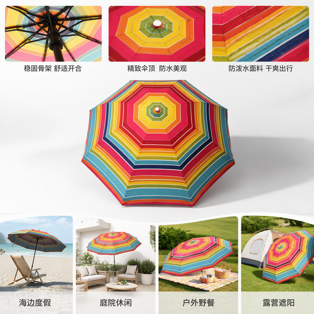 遮阳伞、太阳伞实物图