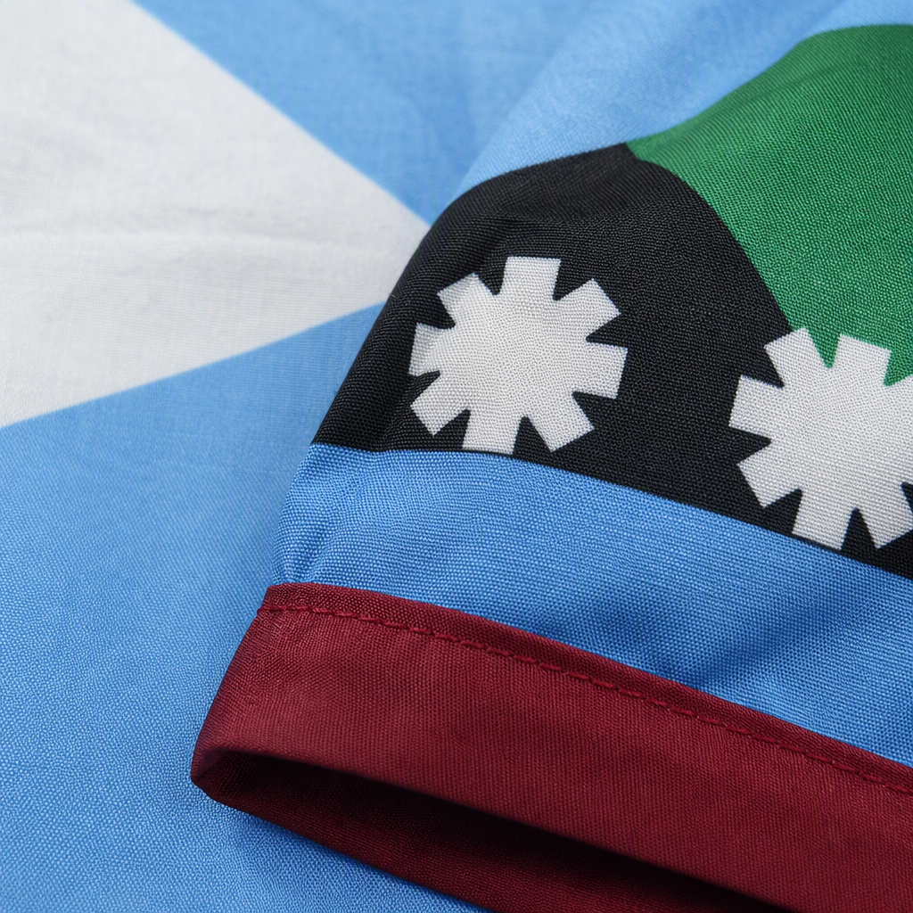 Colorful flag headscarves, small square scarves Application Scenario