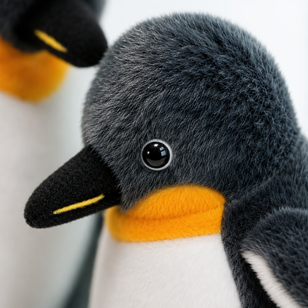 Children's plush toys, penguin dolls, firefly, European and American mink fabric Application Scenario