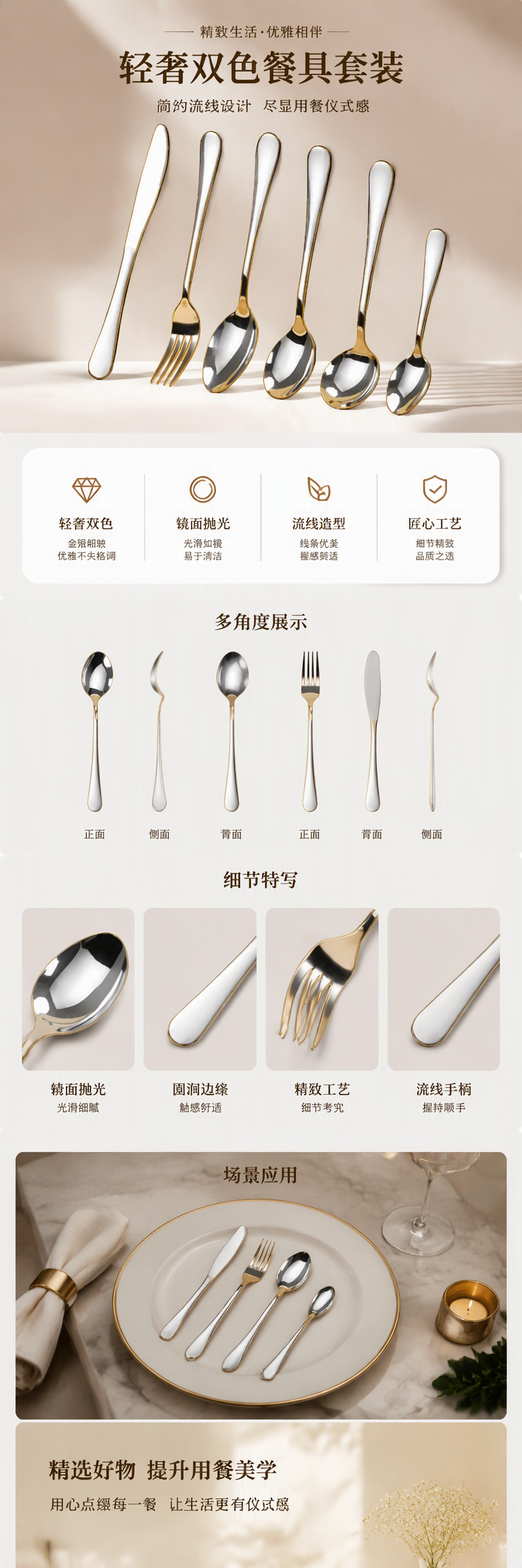 多彩陶瓷碗碟盘套装家用餐具餐桌厨房用品简约耐用餐具组合详情1