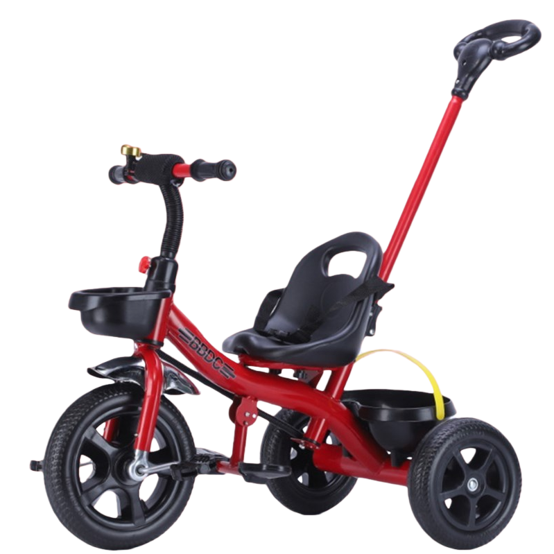 La madre importada bebé bebé triciclo seguro y durable multifuncional bebé andador con el asiento de la música ajustable