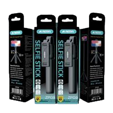 The portable black multi-functional selfie stick is a perfect long-handled selfie stick for mobile phone selfies Item Picture