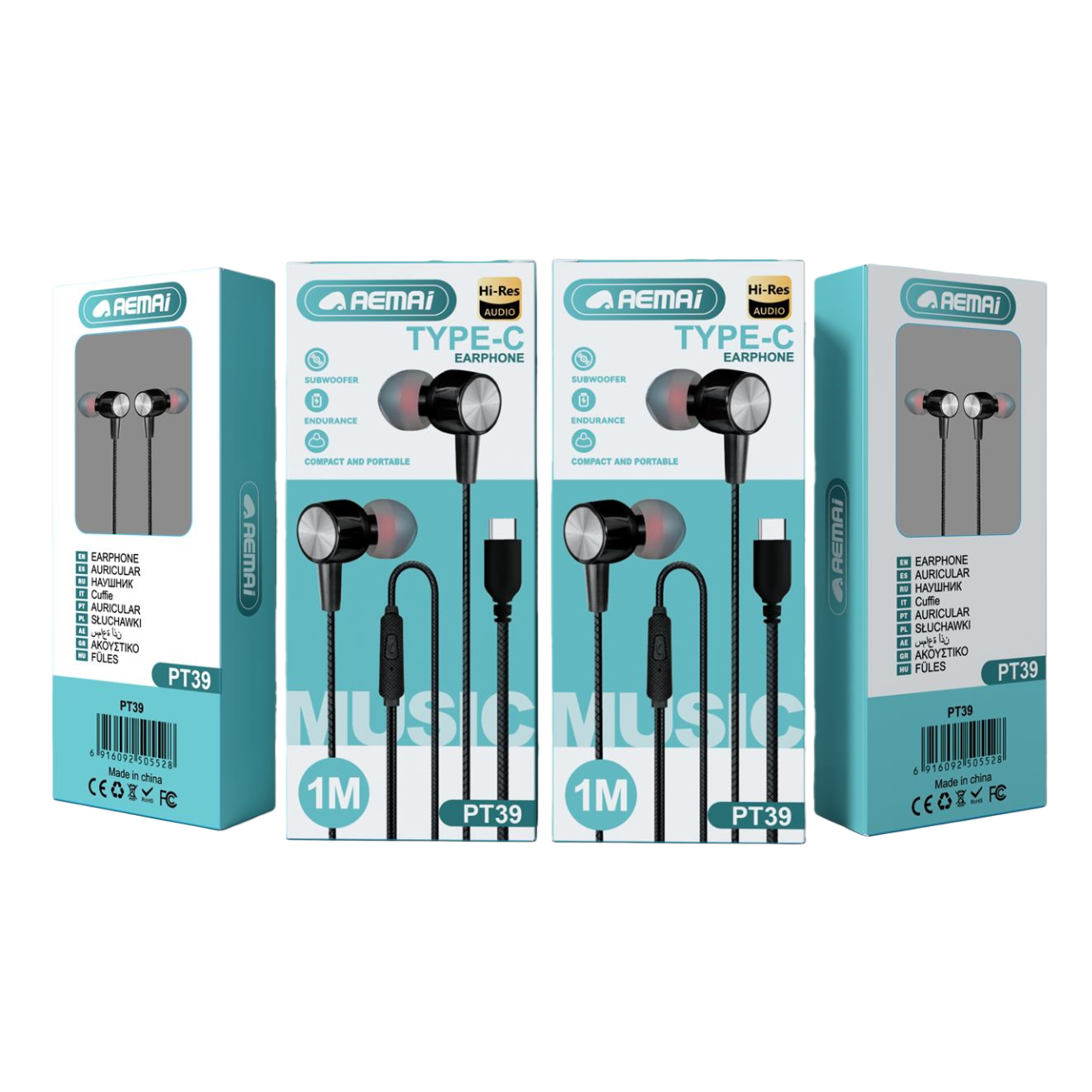 AEMAI fashion headphones, high-definition stereo, lightweight and portable music headphones, suitable for multiple devices Item Picture