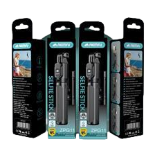 This multi-functional portable long-handled camera is a lightweight and durable black selfie tool suitable for mobile phone cameras Item Picture