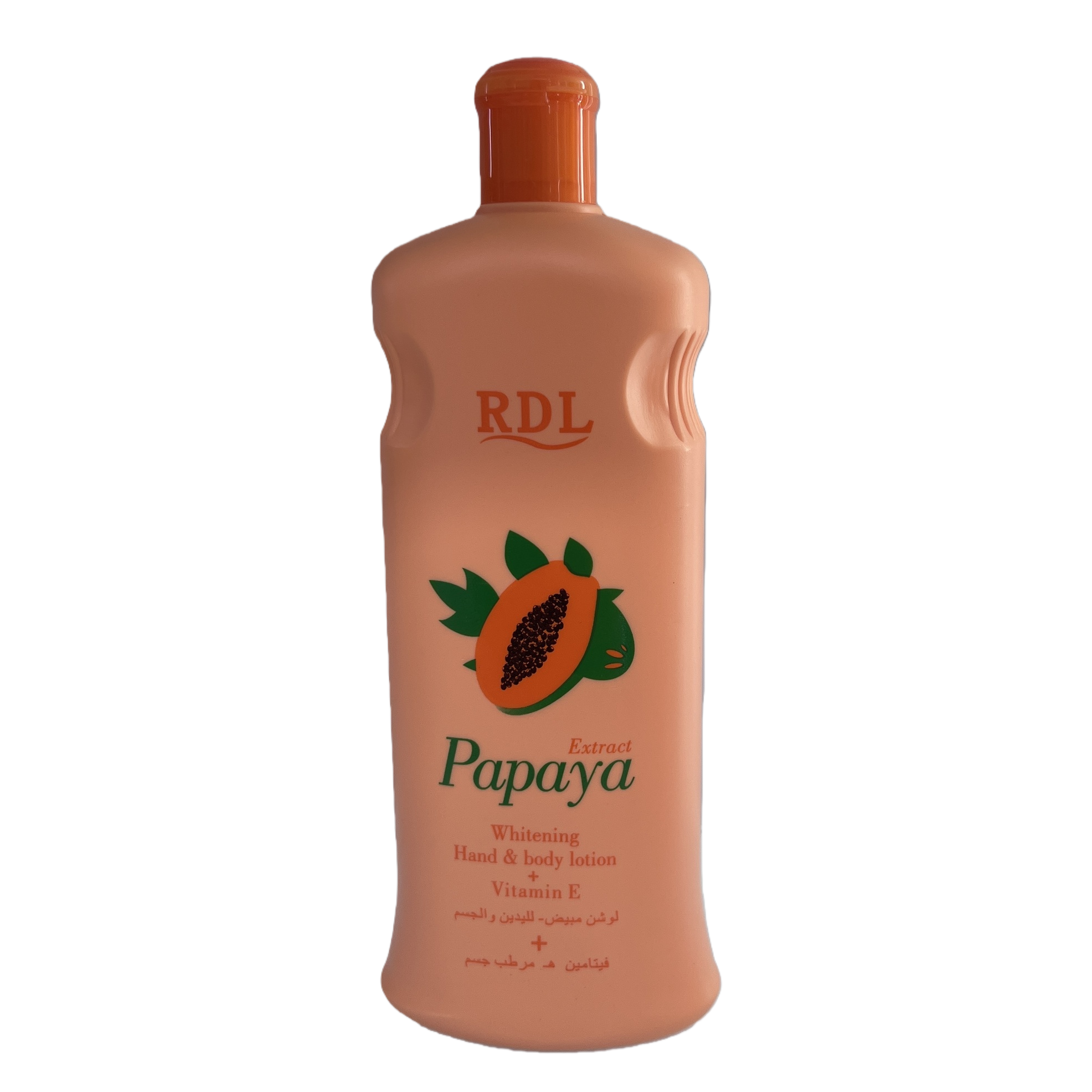 Botella naranja extracto de papaya blanqueamiento manos crema corporal hidratación rejuvenecimiento hidratación reparación cuidado emoliente Item Picture