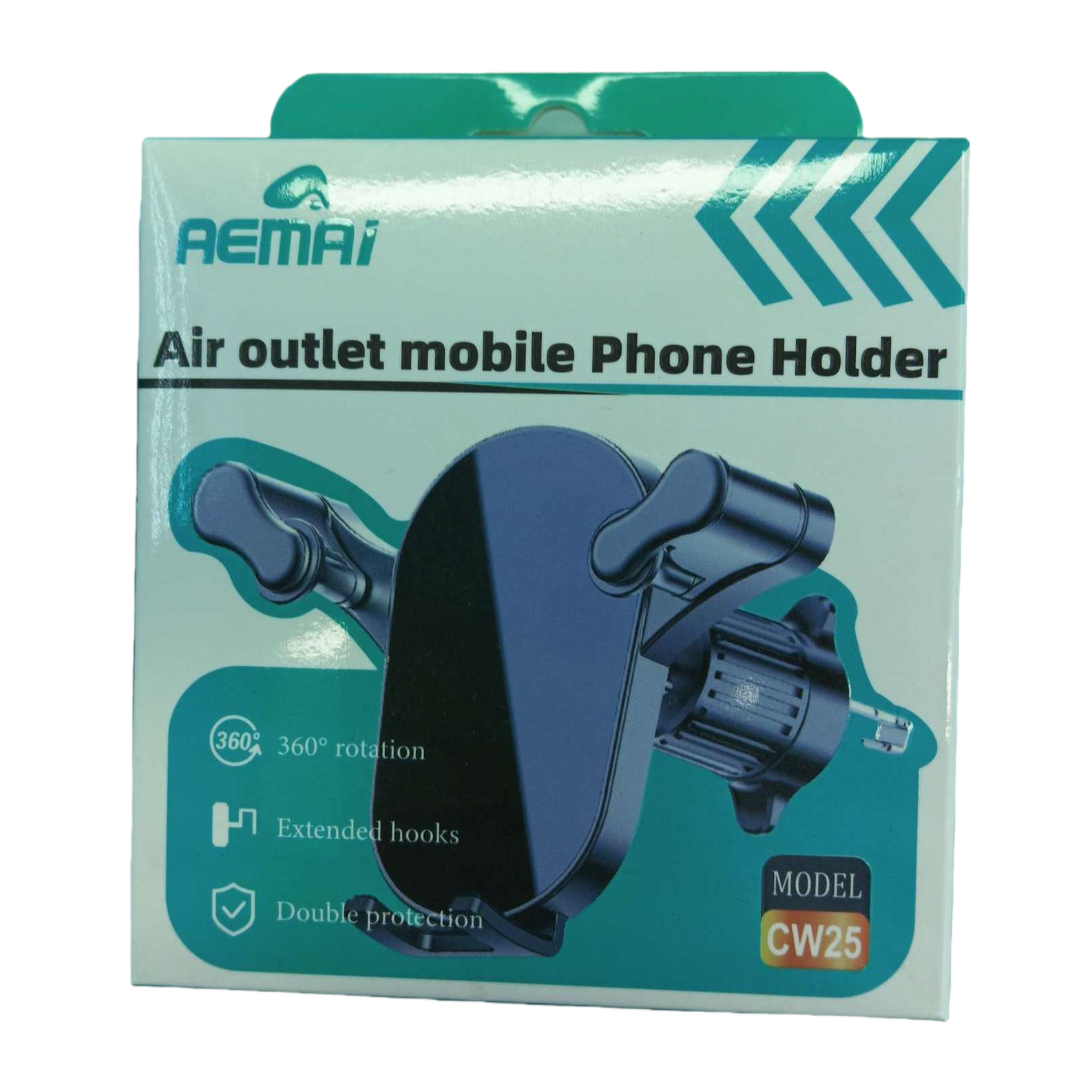 The multi-functional car mobile phone stand in blue and black is a must-have for stable and convenient driving Item Picture