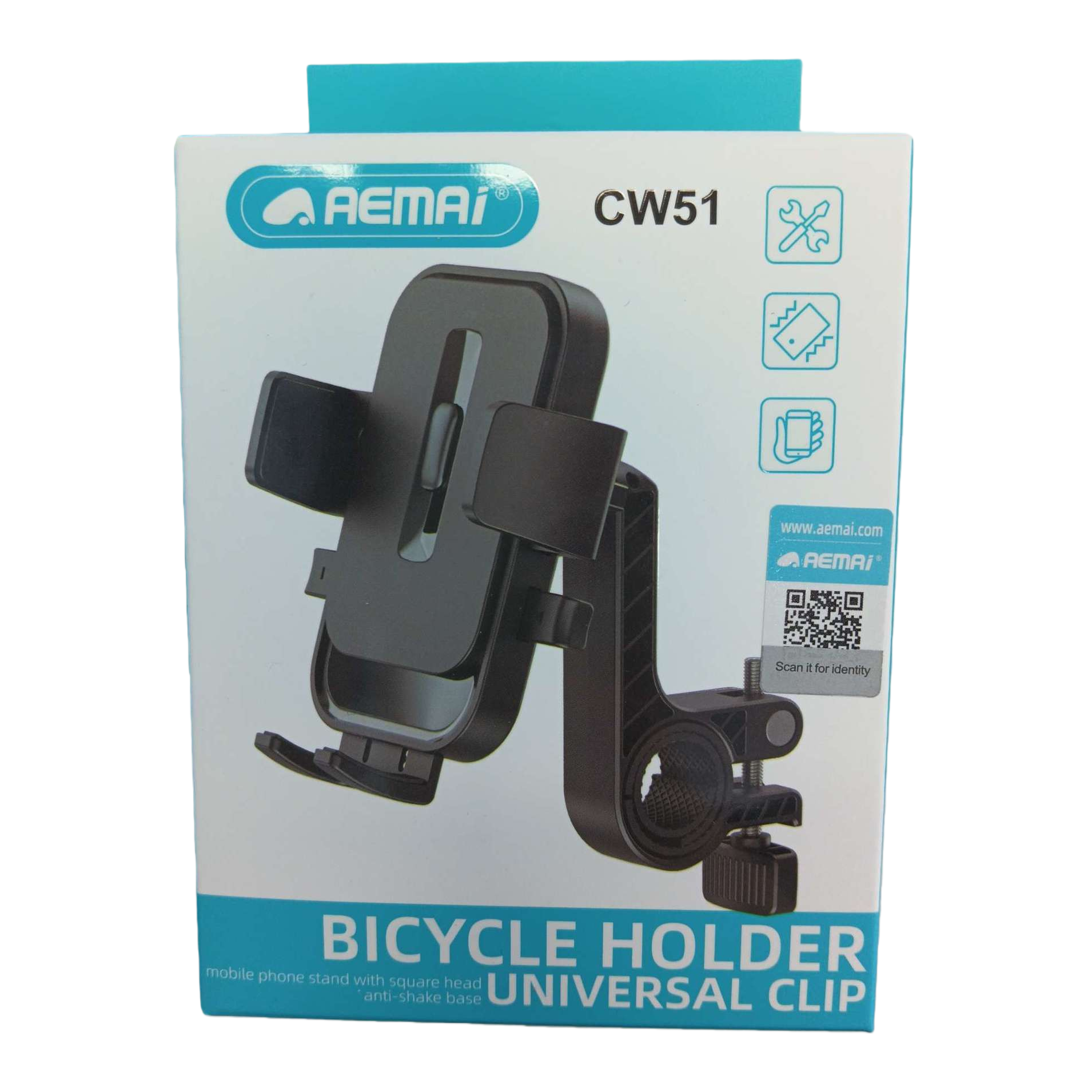 Multi-functional black bicycle and mobile phone stand, shockproof portable cycling navigation support frame Application Scenario