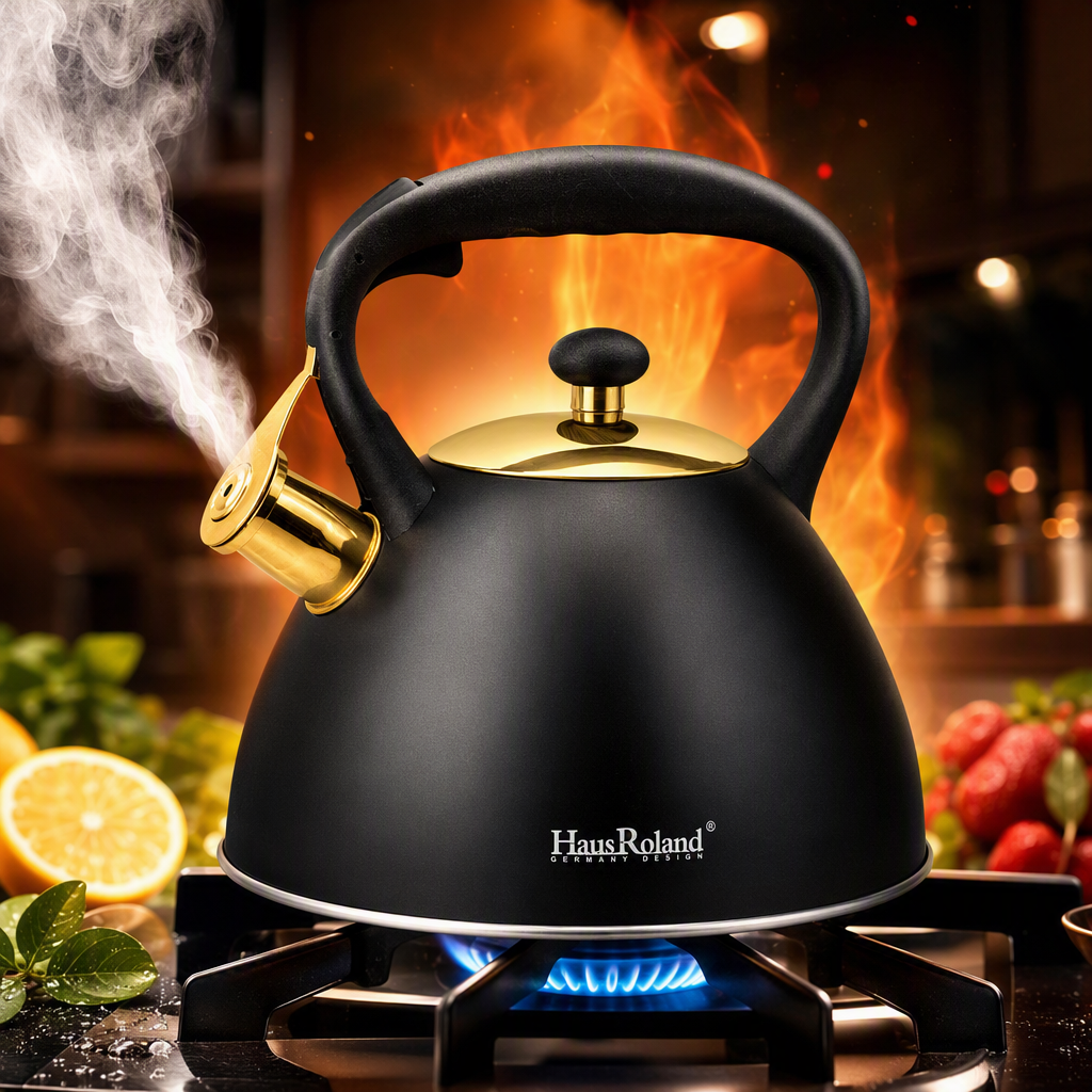 HausRoland3L acero inoxidable tintun hervidor de agua caliente hervidor de gran capacidad hervidor de inducción de gas hervidor de inducción de uso general home kitchen kettle HR739-13 details Picture