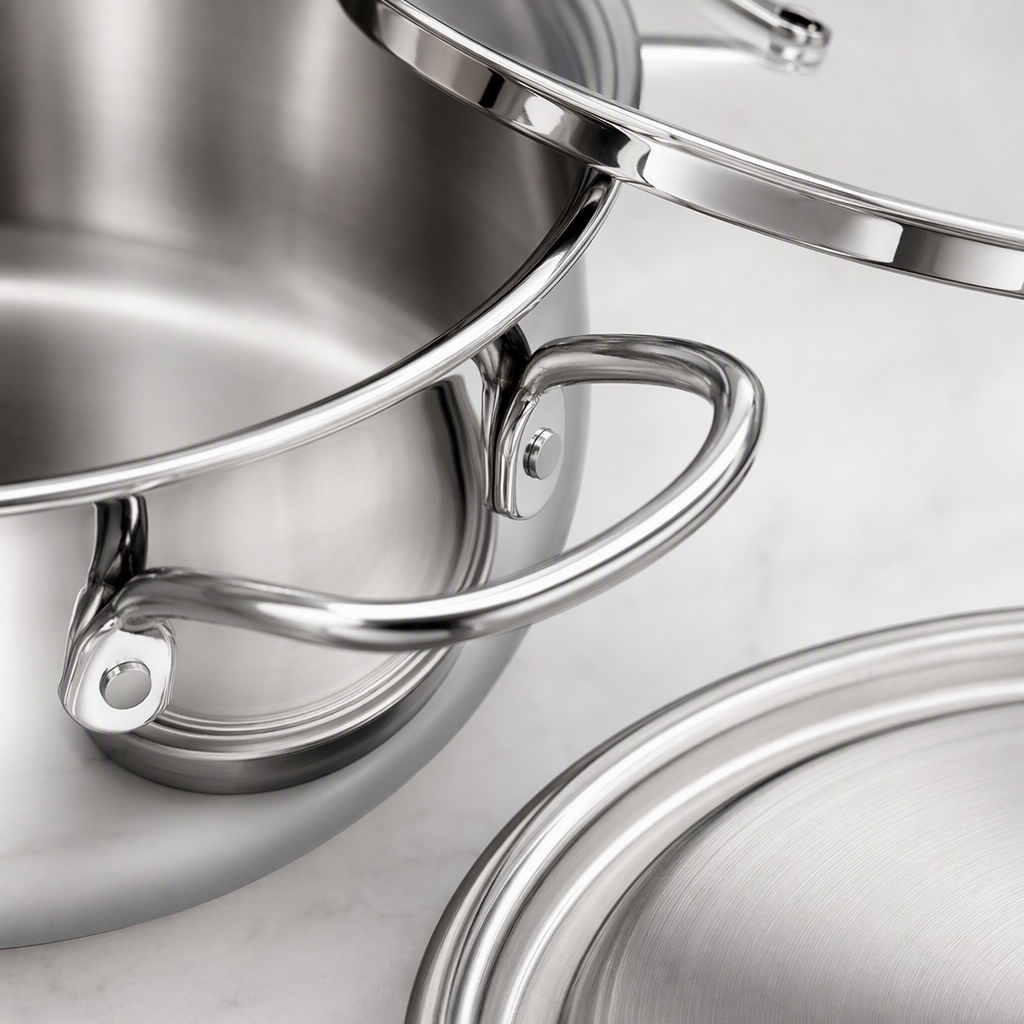 Juego de utensilios de cocina multifuncional hogar uso diario sopa freidora wok combo pot set de utensilios de cocina HR160-1 Application Scenario