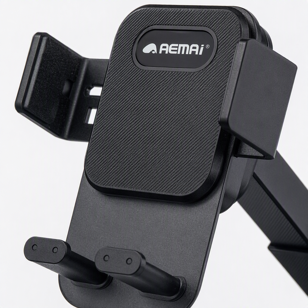 The multi-functional black car phone stand, car navigation stand, and air outlet clamping type are simple, convenient and durable Application Scenario