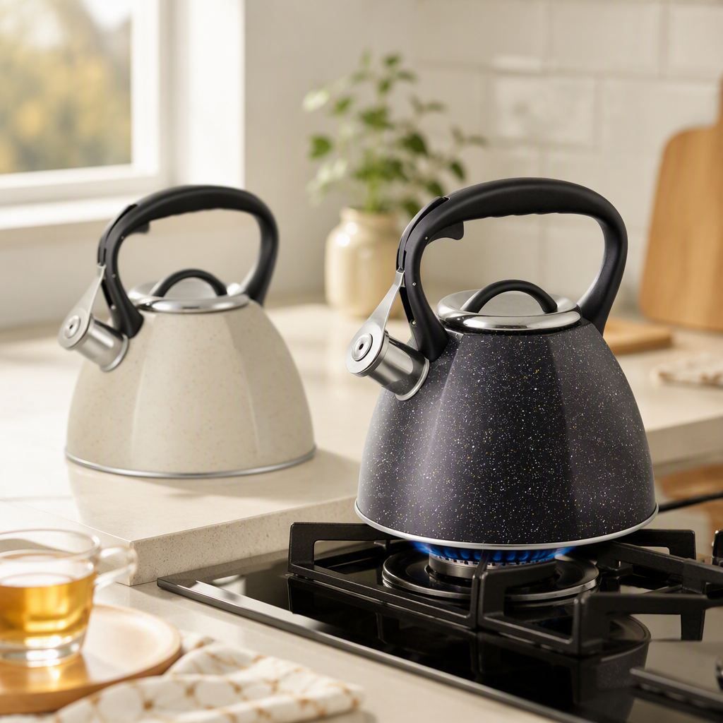 HausRoland3L acero inoxidable tintun hervidor de agua caliente de gran capacidad hervidor de inducción de gas hervidor de inducción de uso general home kitchen kettle HR740-2 Application Scenario