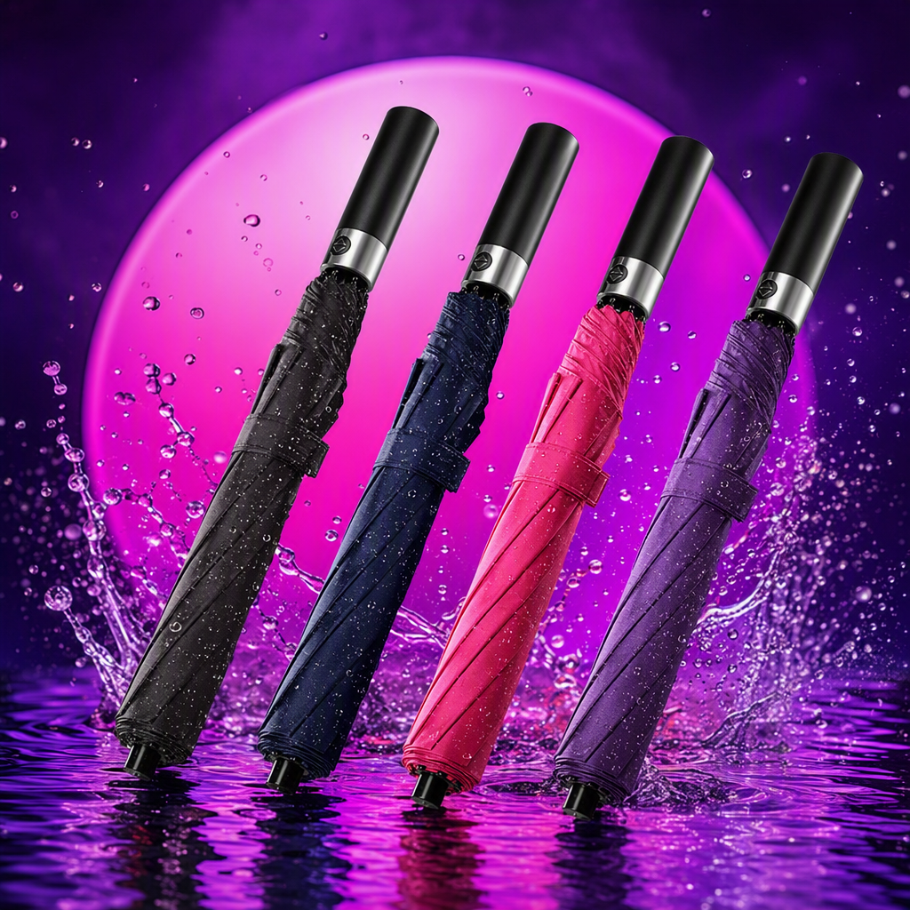 This multi-functional windproof, sunshade and rainproof portable umbrella is lightweight, durable and suitable for both sunny and rainy days. It is a folding umbrella for students and adults