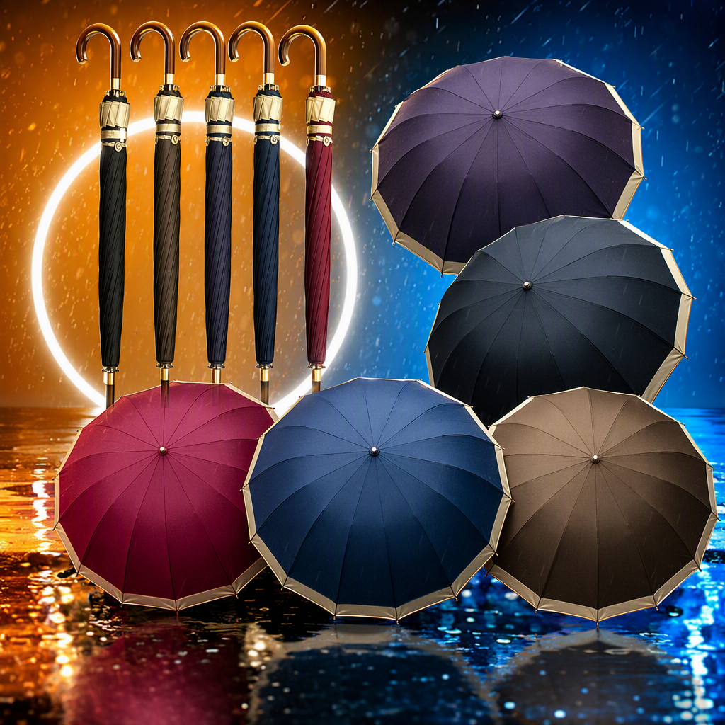 This multi-functional windproof and sunshade umbrella is rainproof, wind-resistant, lightweight and portable, suitable for both sunny and rainy days, and is unisex details Picture