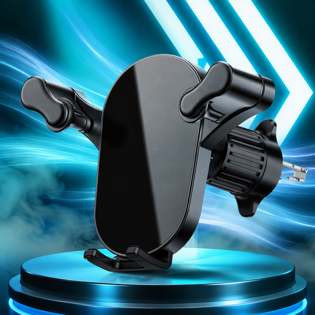The multi-functional car mobile phone stand in blue and black is a must-have for stable and convenient driving Specification image