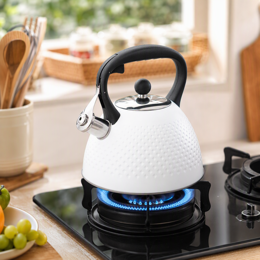 HausRoland3L stainless steel sounding kettle, large-capacity boiling kettle, gas induction cooker, universal household kitchen boiling kettle HR759-3 Application Scenario