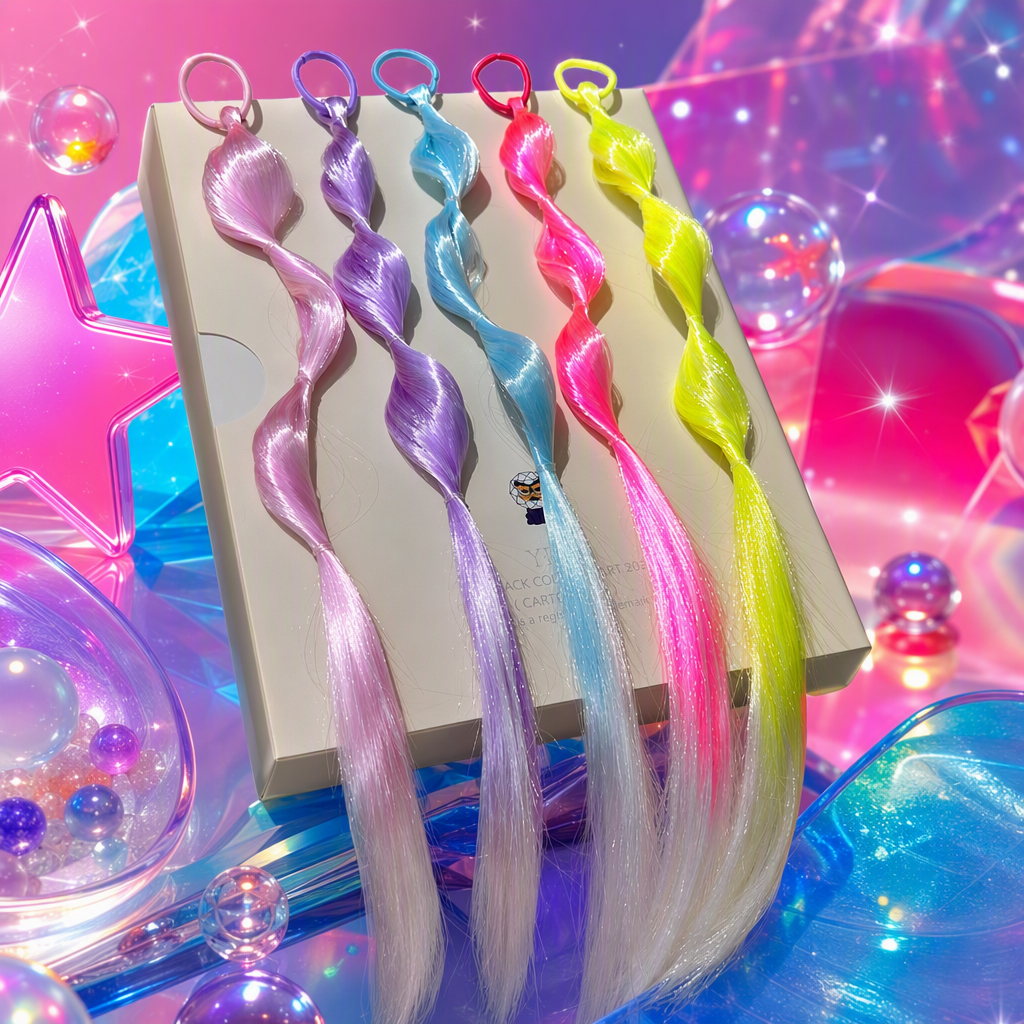 الموضة ذات الشعر المختلف والمذيل الشعري الزائف Specification image