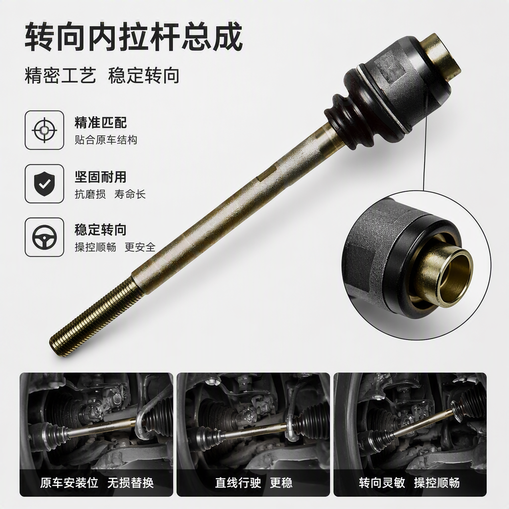 High-strength metal ball joint tie rod automotive suspension steering connection parts, wear-resistant and corrosion-resistant high-quality accessories