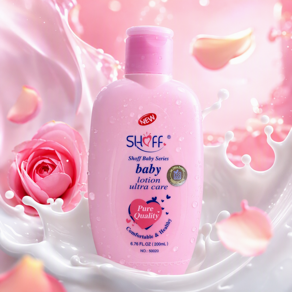 Baby lotion bottle pink gentle moisturizing and nourishing baby skin care products Specification image