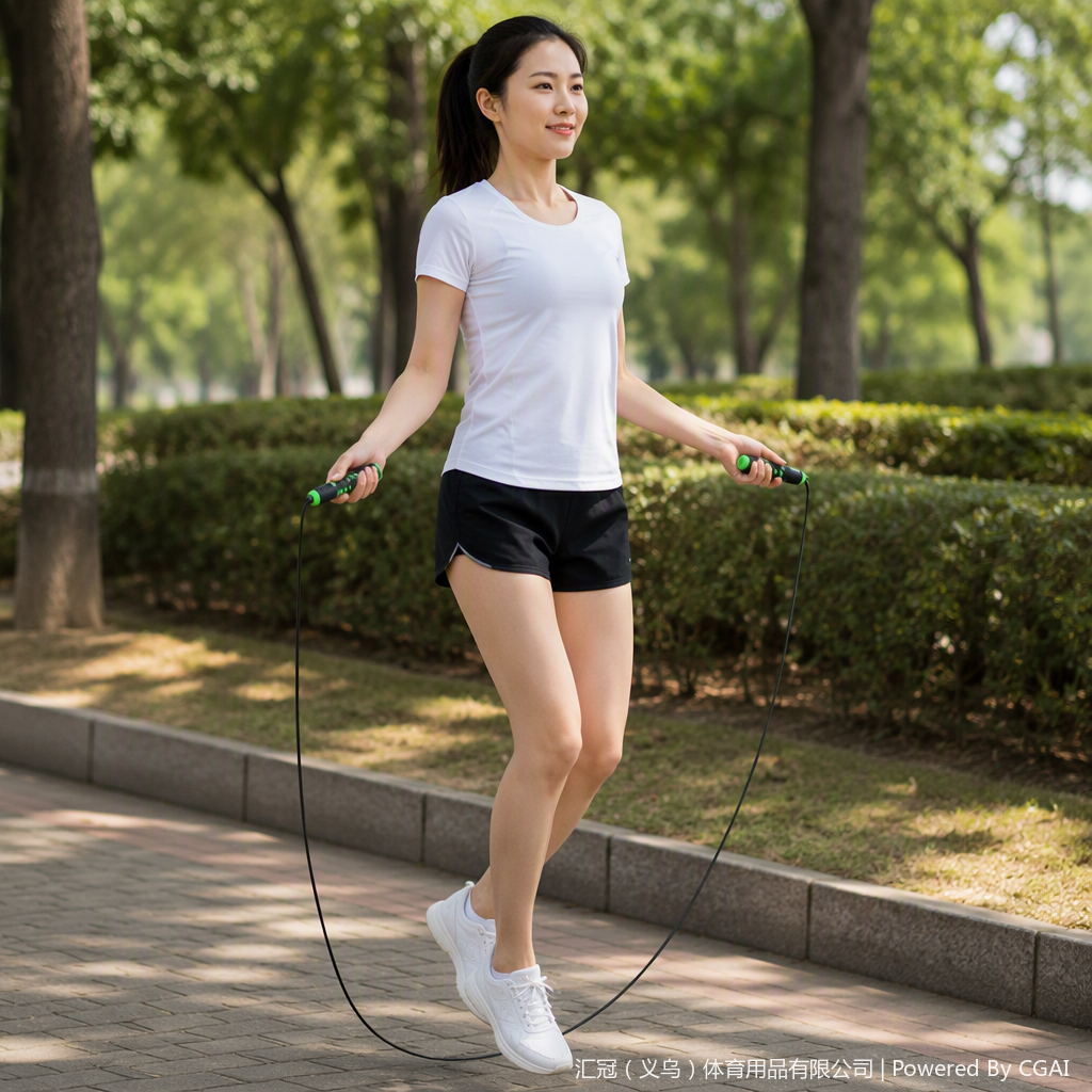 TP049C手柄加重绳子加粗 跳绳详情2
