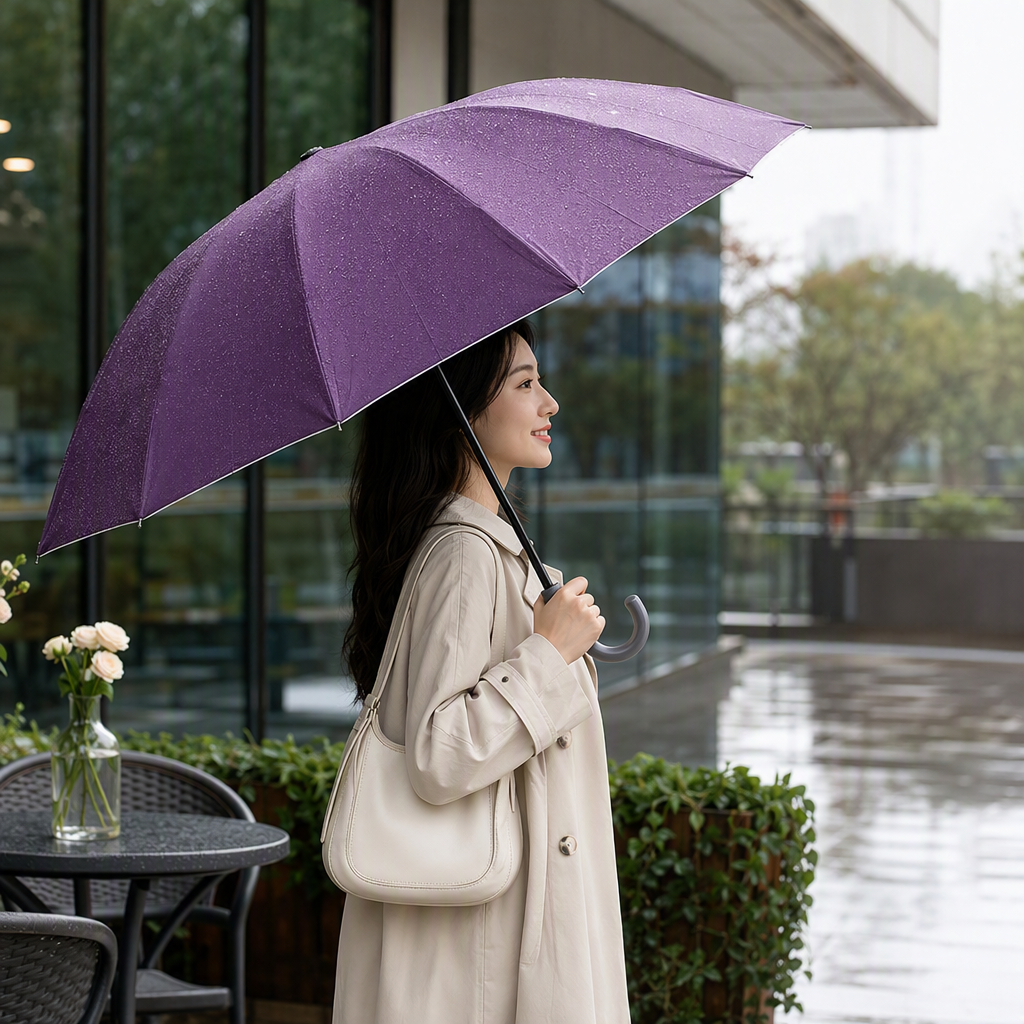 This multi-functional windproof, sunshade and rainproof umbrella is portable, lightweight and suitable for both sunny and rainy days. It is a fashionable sun protection and rain protection product