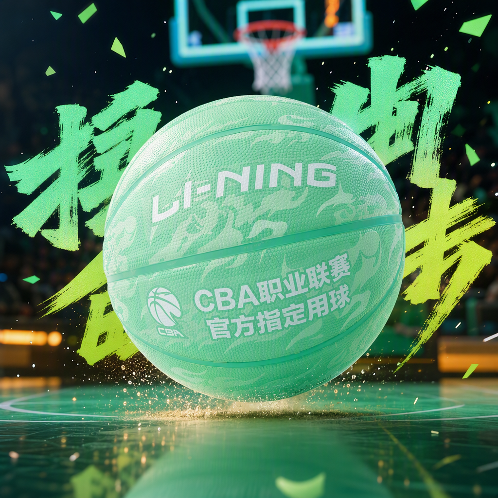 LBQK617-2李宁7号CBA经典橡胶篮球详情4