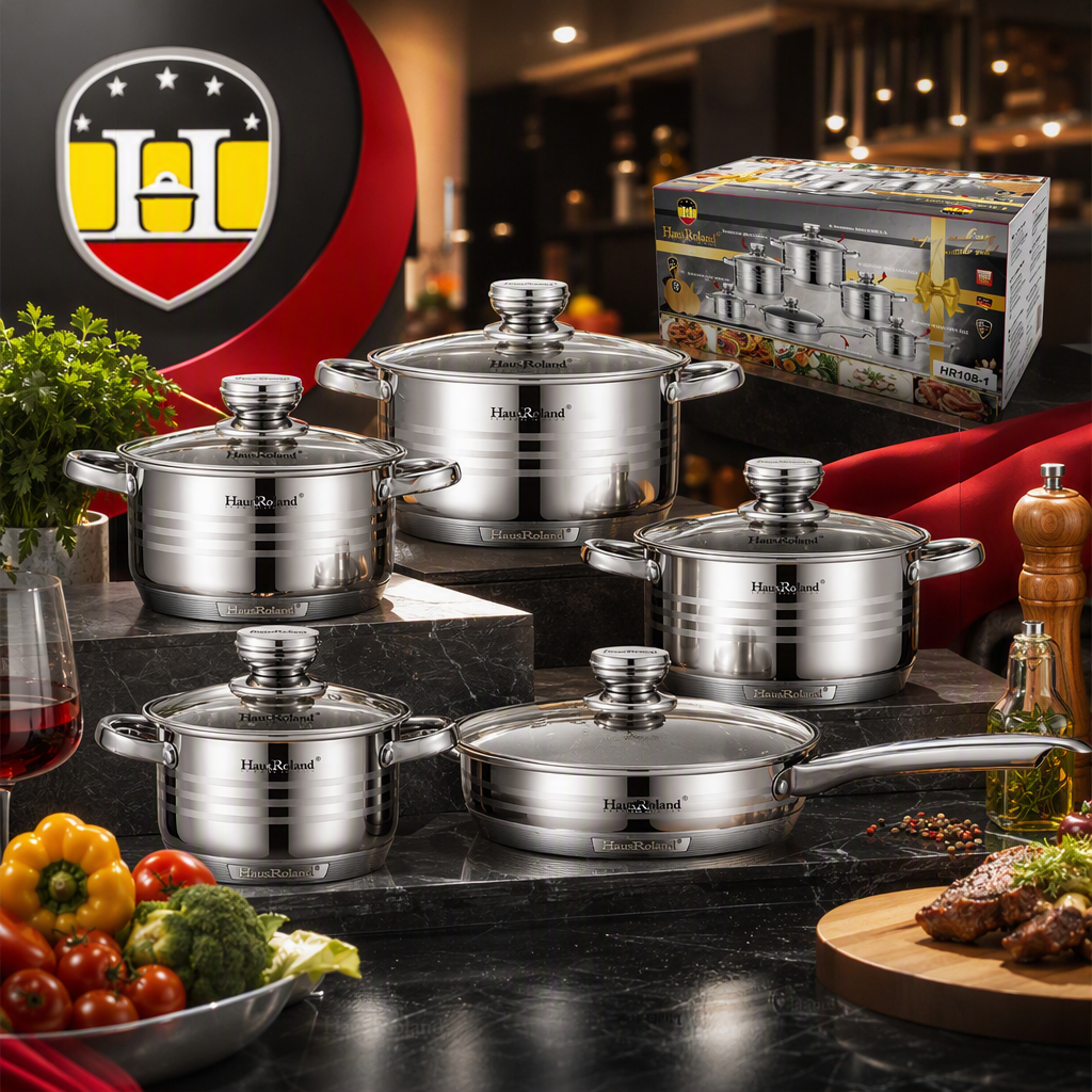 Multi-functional kitchen cookware set, household soup and stir-frying pot set, practical and durable kitchenware products HR108-1 Specification image
